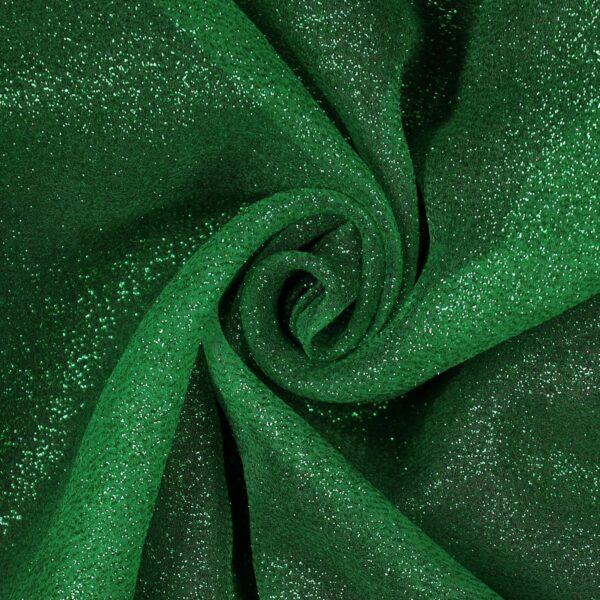 Tessuto Organza Glitter - Verde Bandiera Glitter Verde - Mezzo Metro