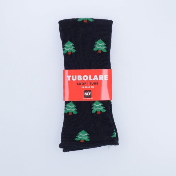 Tubolare Elasticizzato in Maglia - Alberello 5cm blu navy