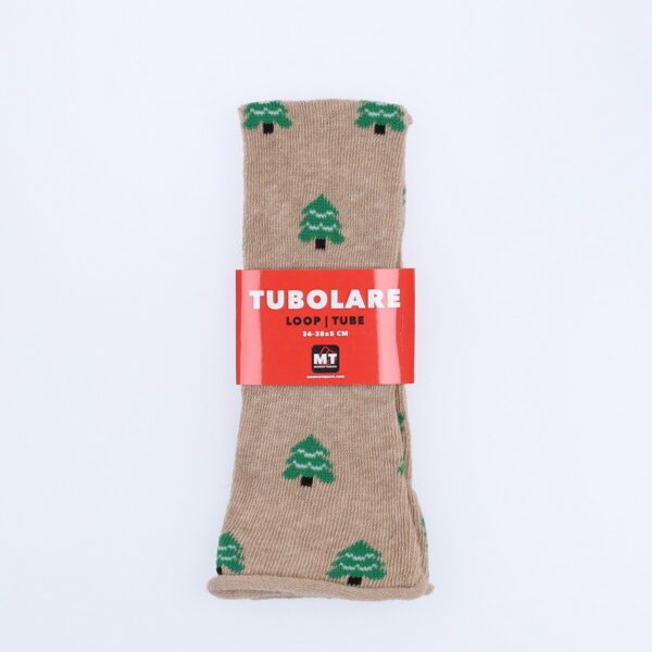 Tubolare Elasticizzato In Maglia - Alberello 5cm Tortora