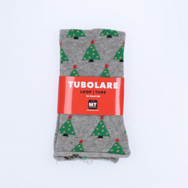 Tubolare Elasticizzato In Maglia - Alberello 8cm Grigio Chiaro