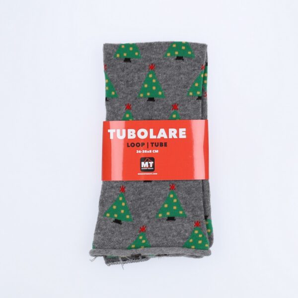 Tubolare Elasticizzato In Maglia - Alberello 8cm Grigio Scuro