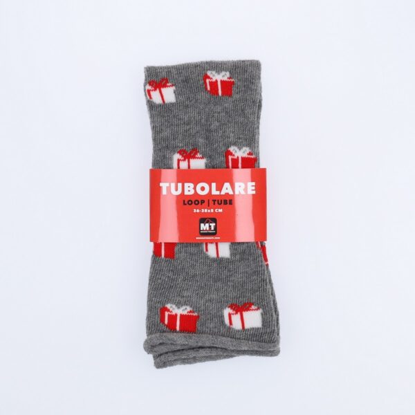 Tubolare Elasticizzato In Maglia - Pacco Regalo 5cm Grigio Scuro