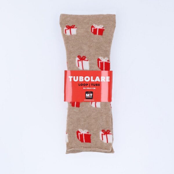 Tubolare Elasticizzato In Maglia - Pacco Regalo 5cm Tortora