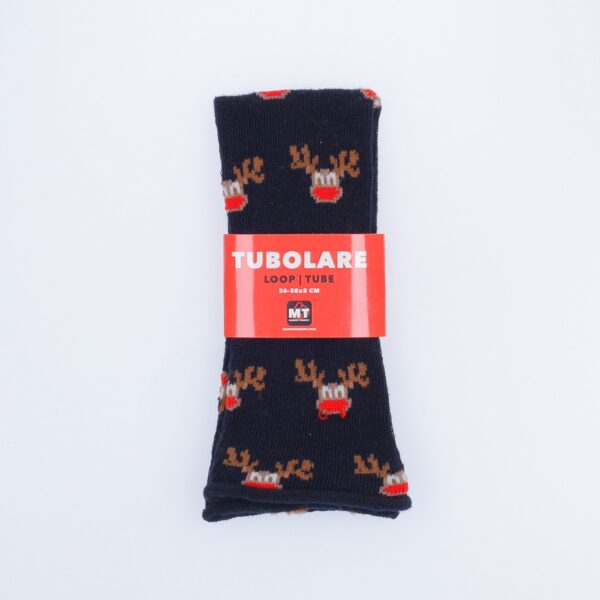 Tubolare Elasticizzato In Maglia - Renna 5cm Blu Navy