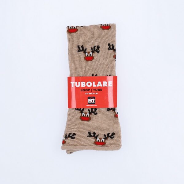 Tubolare Elasticizzato In Maglia - Renna 5cm Tortora