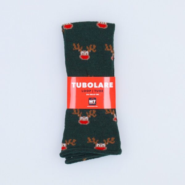 Tubolare Elasticizzato In Maglia - Renna 5cm Verde Inglese