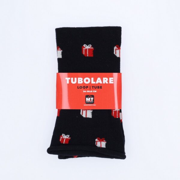 Tubolare Elasticizzato In Maglia - Pacco Regalo 8cm Blu Navy