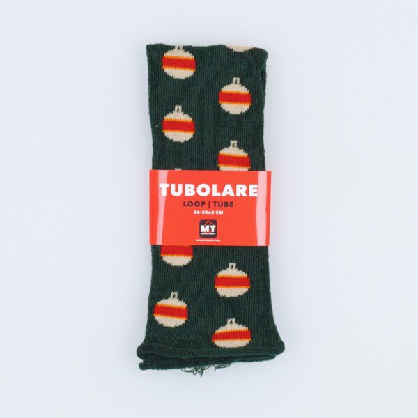 Tubolare Elasticizzato In Maglia - Pallina Di Natale 5cm Verde Inglese