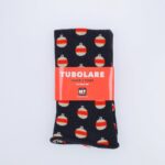 Tubolare Elasticizzato In Maglia - Pallina Di Natale 8cm Blu Navy