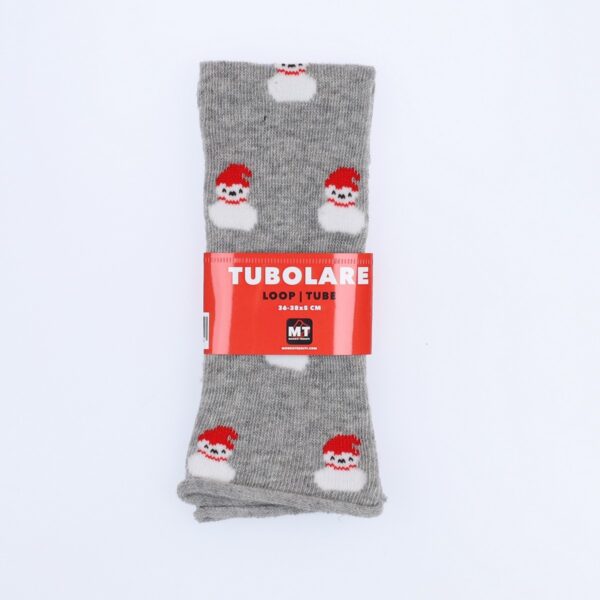 Tubolare Elasticizzato In Maglia - Pupazzo Di Neve 5cm Grigio Chiaro