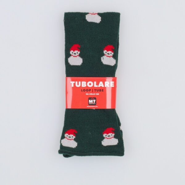 Tubolare Elasticizzato In Maglia - Pupazzo Di Neve 5cm Verde Inglese