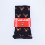 Tubolare Elasticizzato In Maglia - Renna 8cm Blu Navy