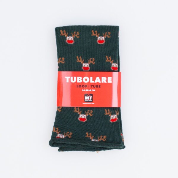 Tubolare Elasticizzato In Maglia - Renna 8cm Verde Inglese