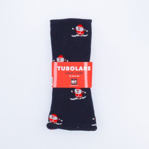 Tubolare Elasticizzato In Maglia - Sport Ski 5cm Blu Navy