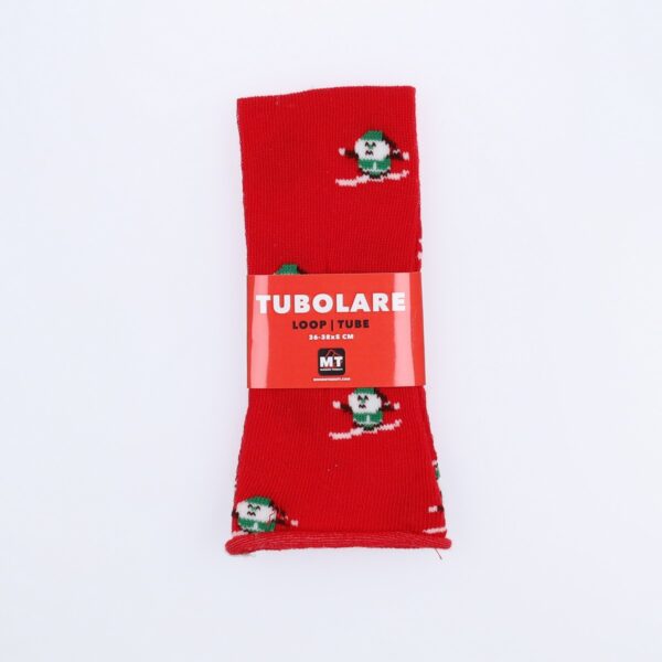 Tubolare Elasticizzato In Maglia - Sport Ski 5cm Rosso