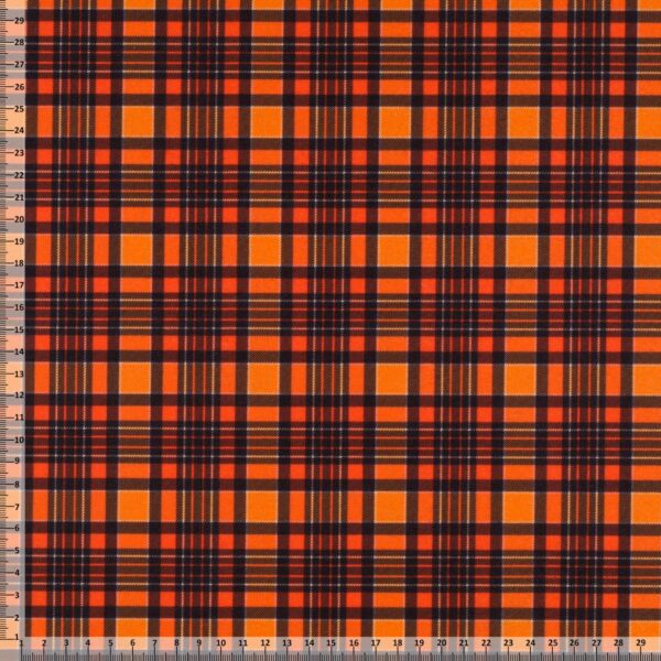 Pannolenci Stampato Scozzese Al Metro - Disegno D - Mezzo Metro