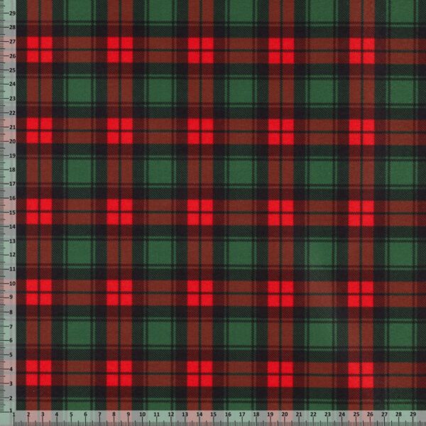 Pannolenci Stampato Scozzese Al Metro - Disegno I - Mezzo Metro