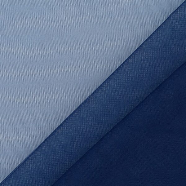 Tulle Sposa Mano Seta - Oltremare - Mezzo Metro