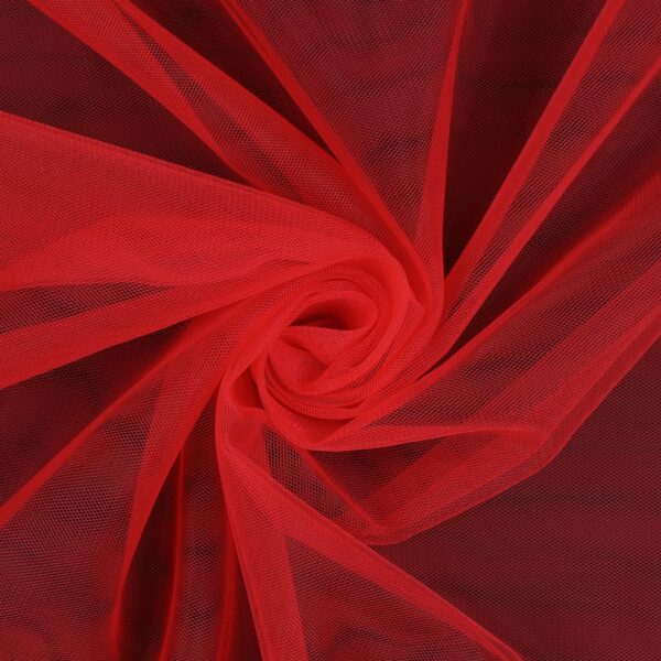 Tulle Sposa Mano Seta (Monobava) - Rosso