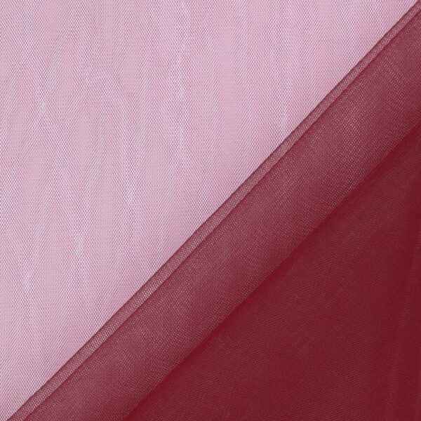 Tulle Sposa Mano Seta - Bordeaux - Mezzo Metro