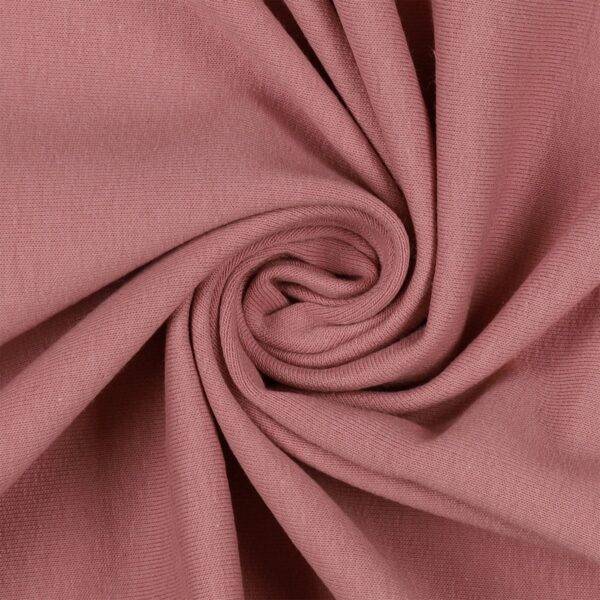 Tessuto Felpa Garzata - Rosa Antico - Mezzo Metro