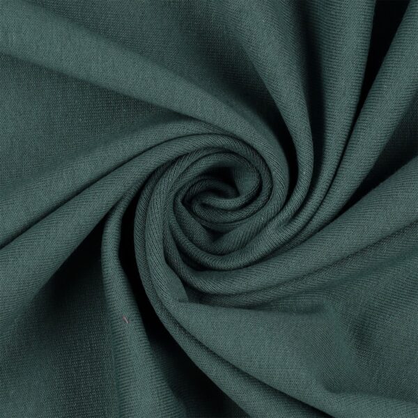 Tessuto Felpa Garzata - Dark Baltico - Mezzo Metro