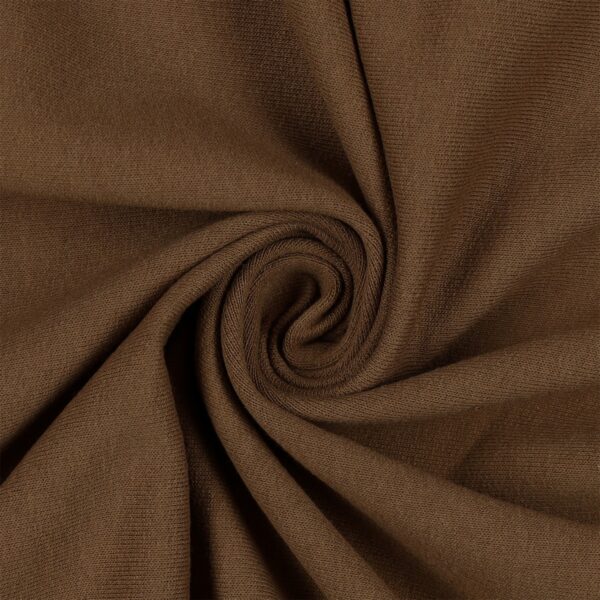 Tessuto Felpa Garzata - Caki - Mezzo Metro