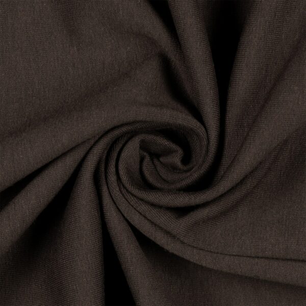 Tessuto Felpa Garzata - Moro - Mezzo Metro