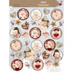 Pannello Pannolenci Stampa Natalizia Classica Merry Christmas - Ginger Dolci