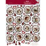 Pannello Pannolenci Stampa Natalizia Classica Merry Christmas - Casette Vintage