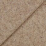 Tessuto Lana Cotta - Panna Melange - Mezzo Metro