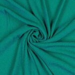 Tessuto Madrid Maglina con Lurex Jersey Bi-Elastica - Fondo Tiffany-Lurex Smeraldo
