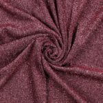 Tessuto Madrid Maglina con Lurex Jersey Bi-Elastica - Fondo Nero-Lurex Rosa