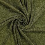 Tessuto Madrid Maglina con Lurex Jersey Bi-Elastica - Fondo Nero-Lurex Verde