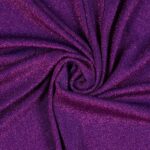 Tessuto Madrid Maglina con Lurex Jersey Bi-Elastica - Fondo Viola-Lurex Viola