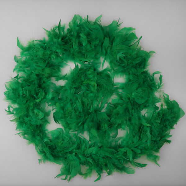 boa di piume lungo 2 metri verde