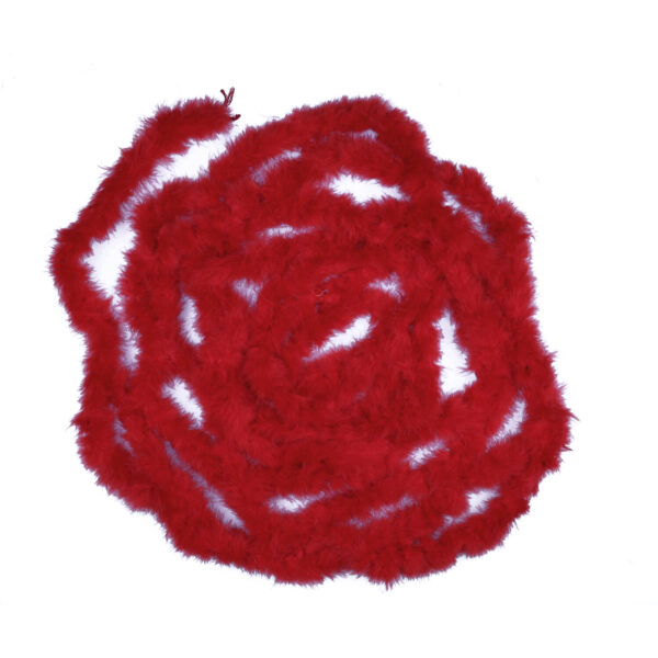 boa di marabou 5 metri rosso