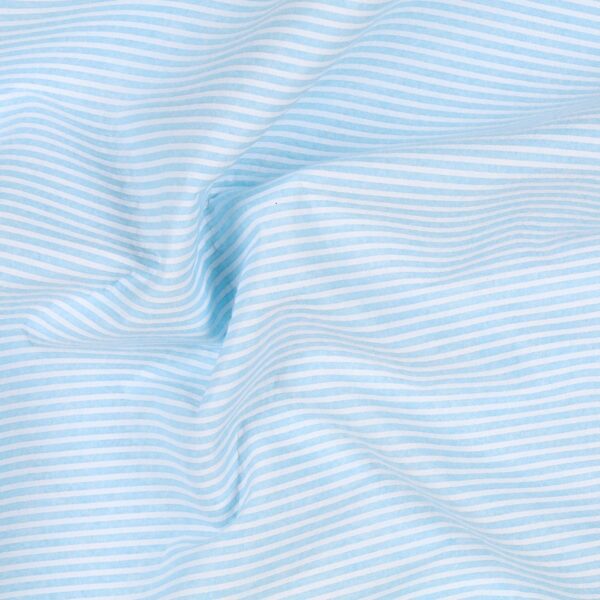 Pannolenci Stampato Fantasia Rigato Bianco Fogli - 50x90cm - Celeste