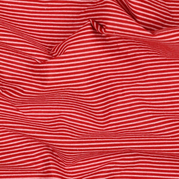 Pannolenci Stampato Fantasia Rigato Bianco Fogli - 50x90cm - Rosso