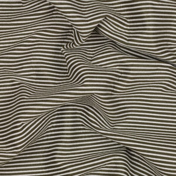 Pannolenci Stampato Fantasia Rigato Bianco Fogli - 50x90cm - Verde Militare