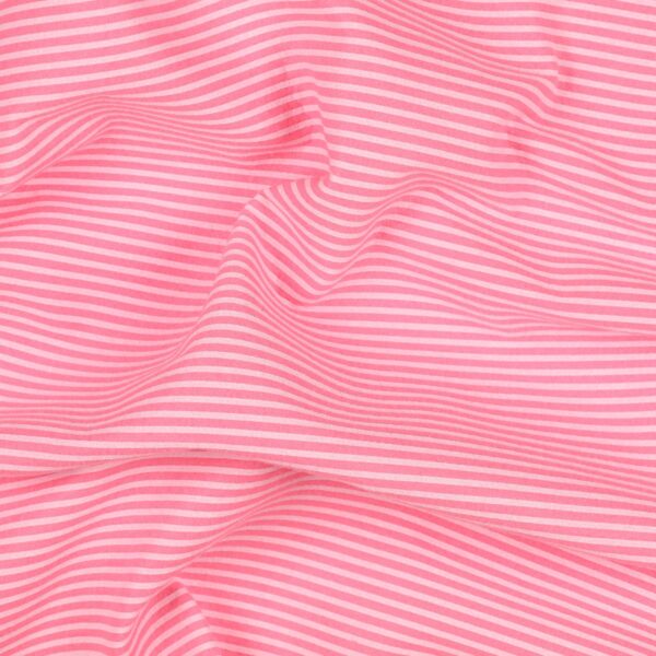 Pannolenci Stampato Fantasia Rigato Bianco Fogli - 50x90cm - Rosa Forte