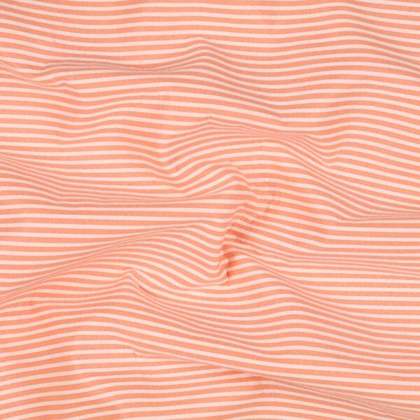 Pannolenci Stampato Fantasia Rigato Bianco Fogli - 50x90cm - Salmone