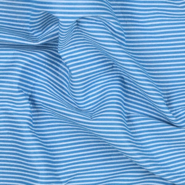 Pannolenci Stampato Fantasia Rigato Bianco Fogli - 50x90cm - Azzurro