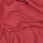 Pannolenci Stampato Fantasia Rigato Bianco Fogli - 50x90cm - Rosso India