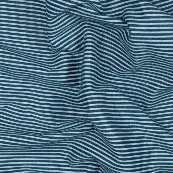 Pannolenci Stampato Fantasia Rigato Bianco Fogli - 50x90cm - Petrolio Melange