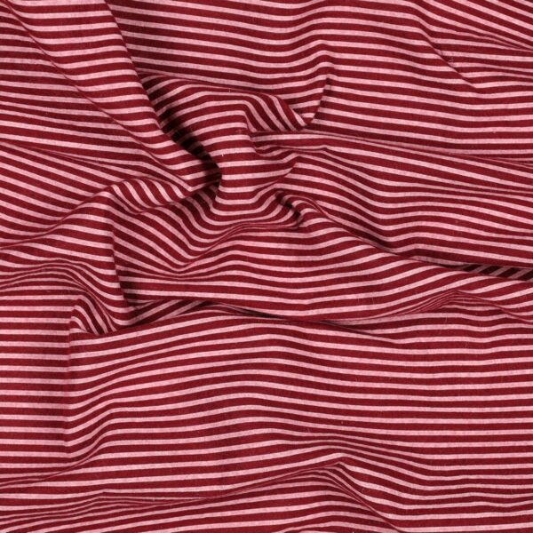 Pannolenci Stampato Fantasia Rigato Bianco Fogli - 50x90cm - Bordeaux