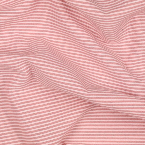 Pannolenci Stampato Fantasia Rigato Bianco Fogli - 50x90cm - Rosa Antico