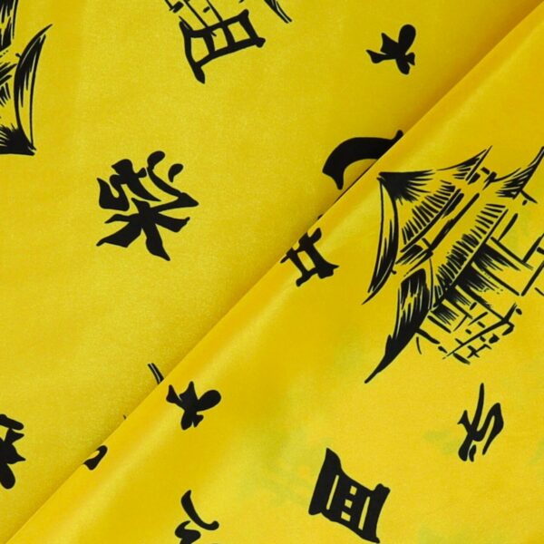 Tessuto Raso Stampato Fantasia - Asia