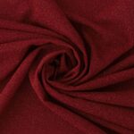 Tessuto Hollywood Maglina con Lurex Jersey MonoElastica - Fondo Rosso - Lurex Rosso