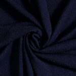 Tessuto Hollywood Maglina con Lurex Jersey MonoElastica - Fondo Blu - Lurex Blu